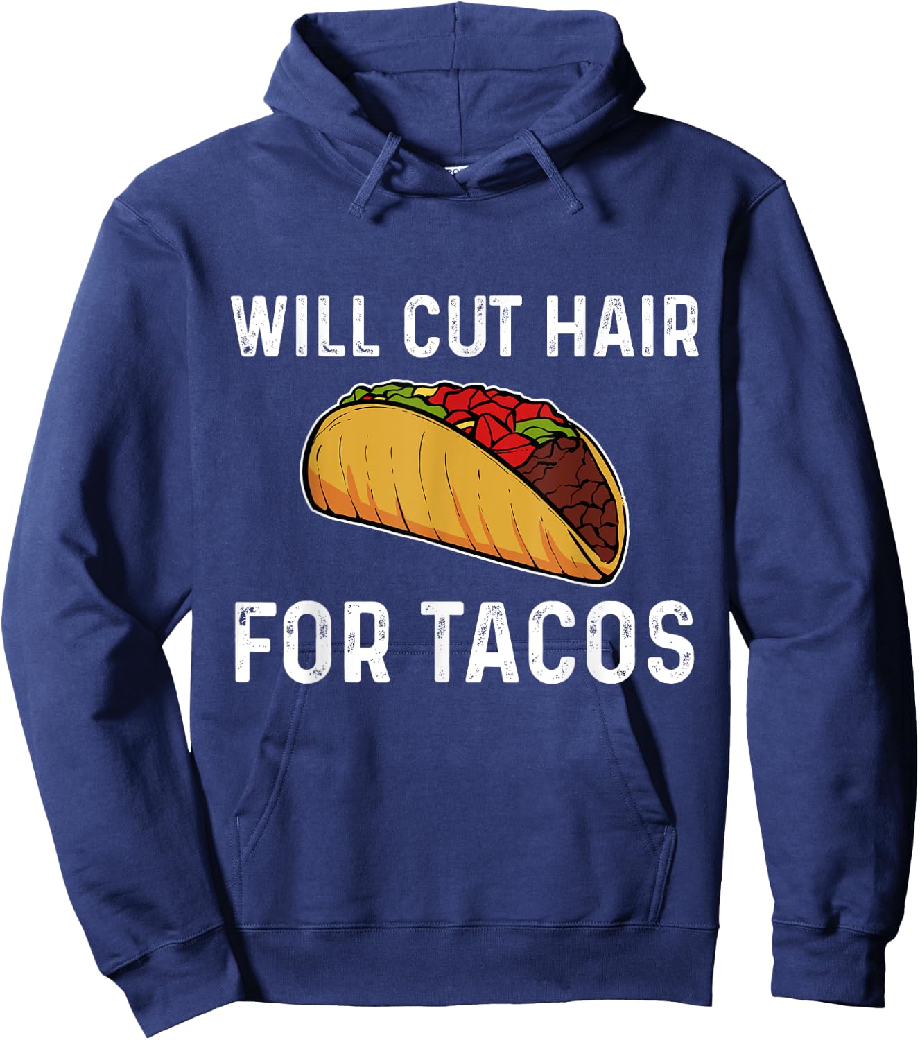 Taco Hairstylist Hairdresser Barber Gift Hoodie - Hoodie | Navy