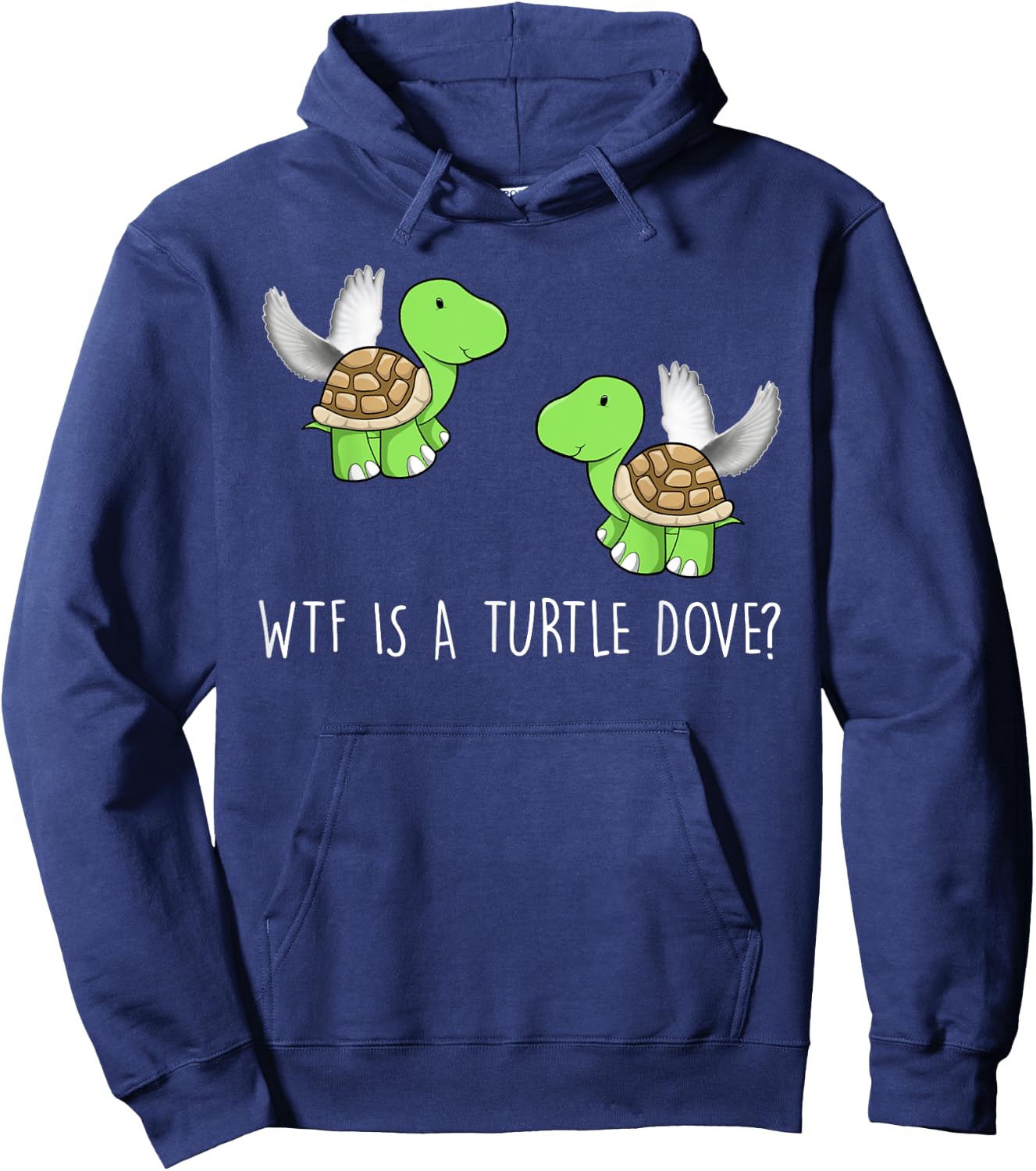 Funny Turtle T Shirt-Turtle Dove Men Hoodie - Hoodie | Navy
