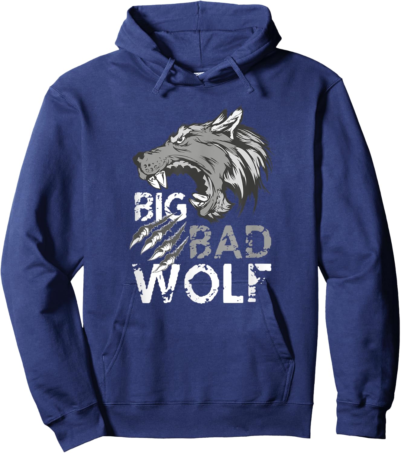 Big Bad Wolf Claw Marks Hoodie - Hoodie | Navy