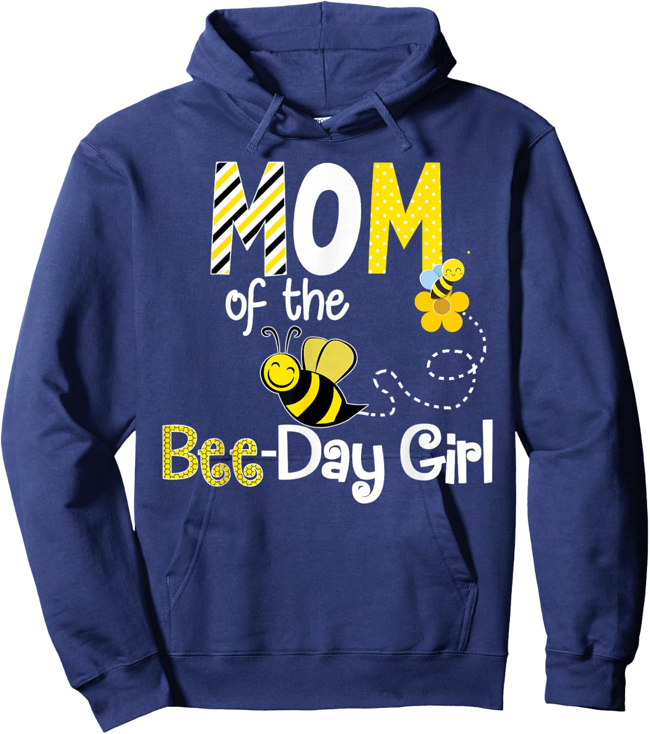 Bee Birthday Matching Shirt Hive Party Theme Hoodie - Hoodie | Navy