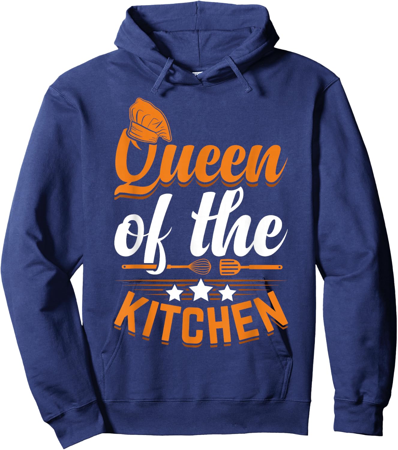 Queen Of The Kitchen - Chef Hoodie - Hoodie | Navy