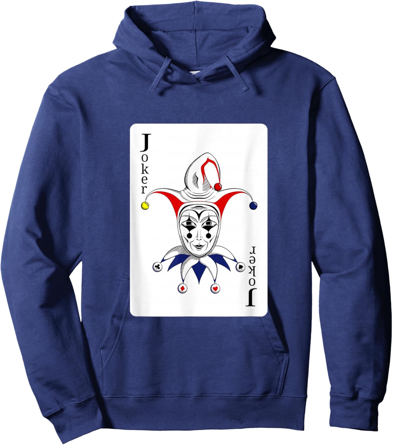 Joker Playing Cards Shirts Hoodie - Hoodie | Navy