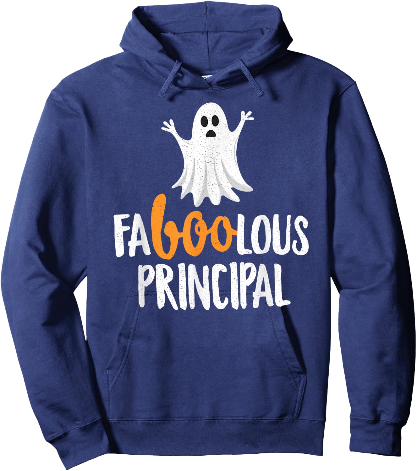 Faboolous (Fabulous) Principal Halloween Ghost Hoodie - Hoodie | Navy