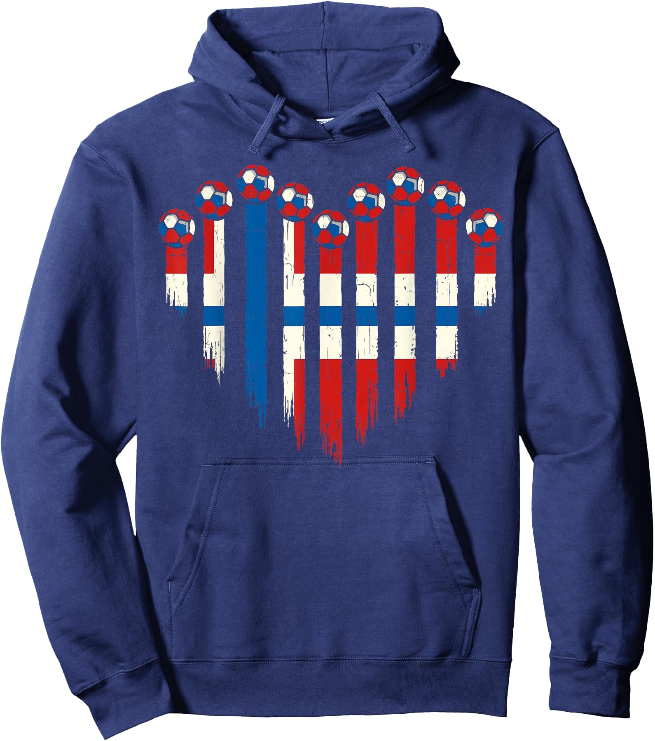 Norwegian Flag Novelty Norway Hoodie - Hoodie | Navy
