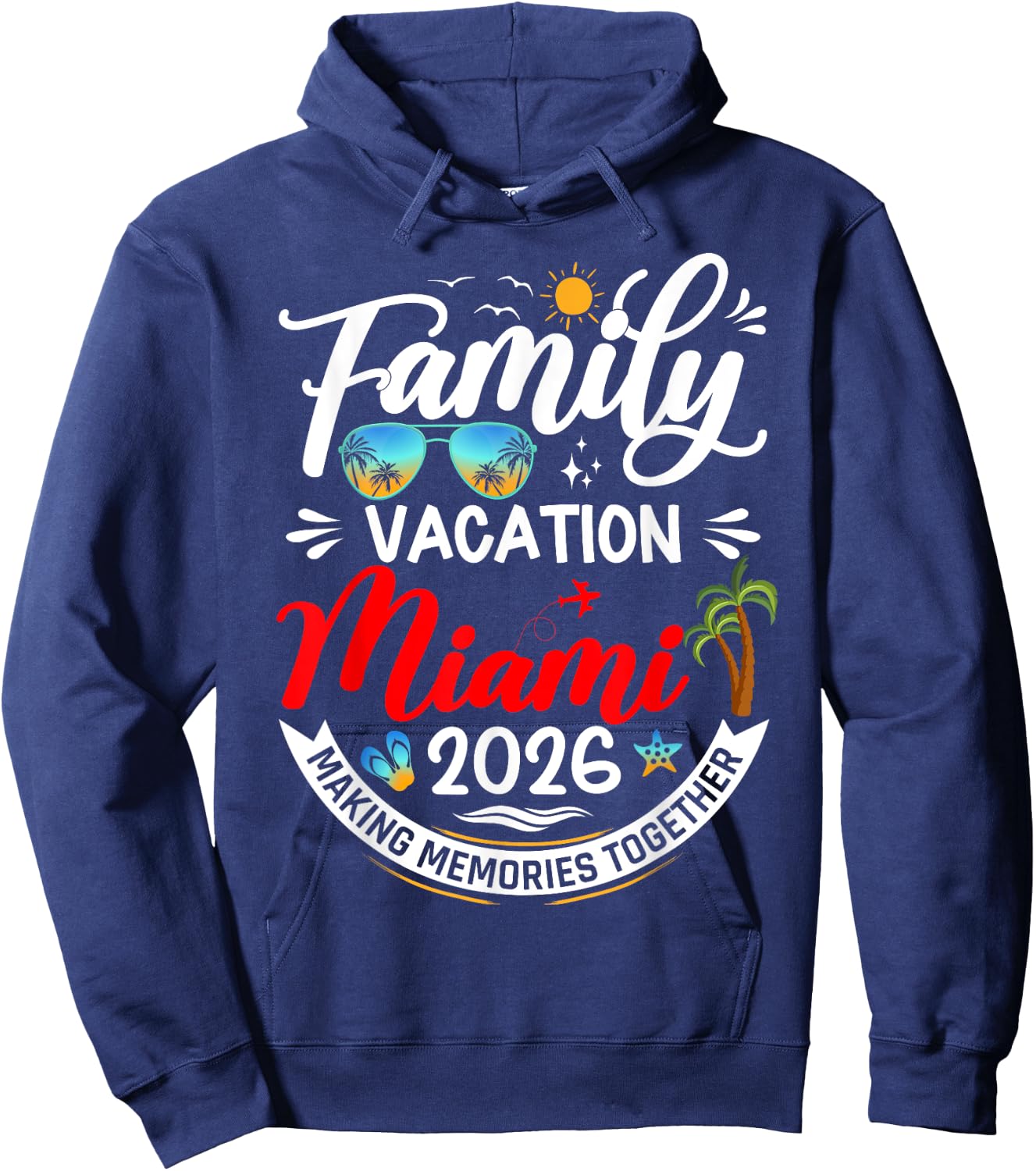 Vacation 2026 Hoodie - Hoodie | Navy