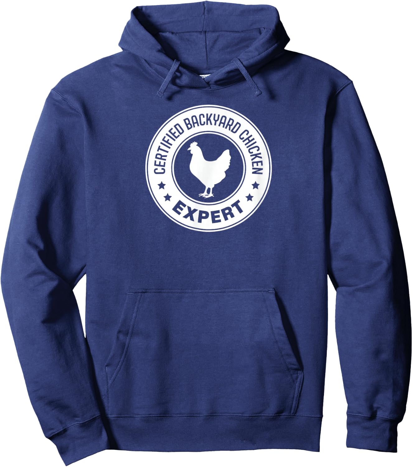 Backyard Chicken Expert | Chicken Farmer Hoodie - Hoodie | Navy