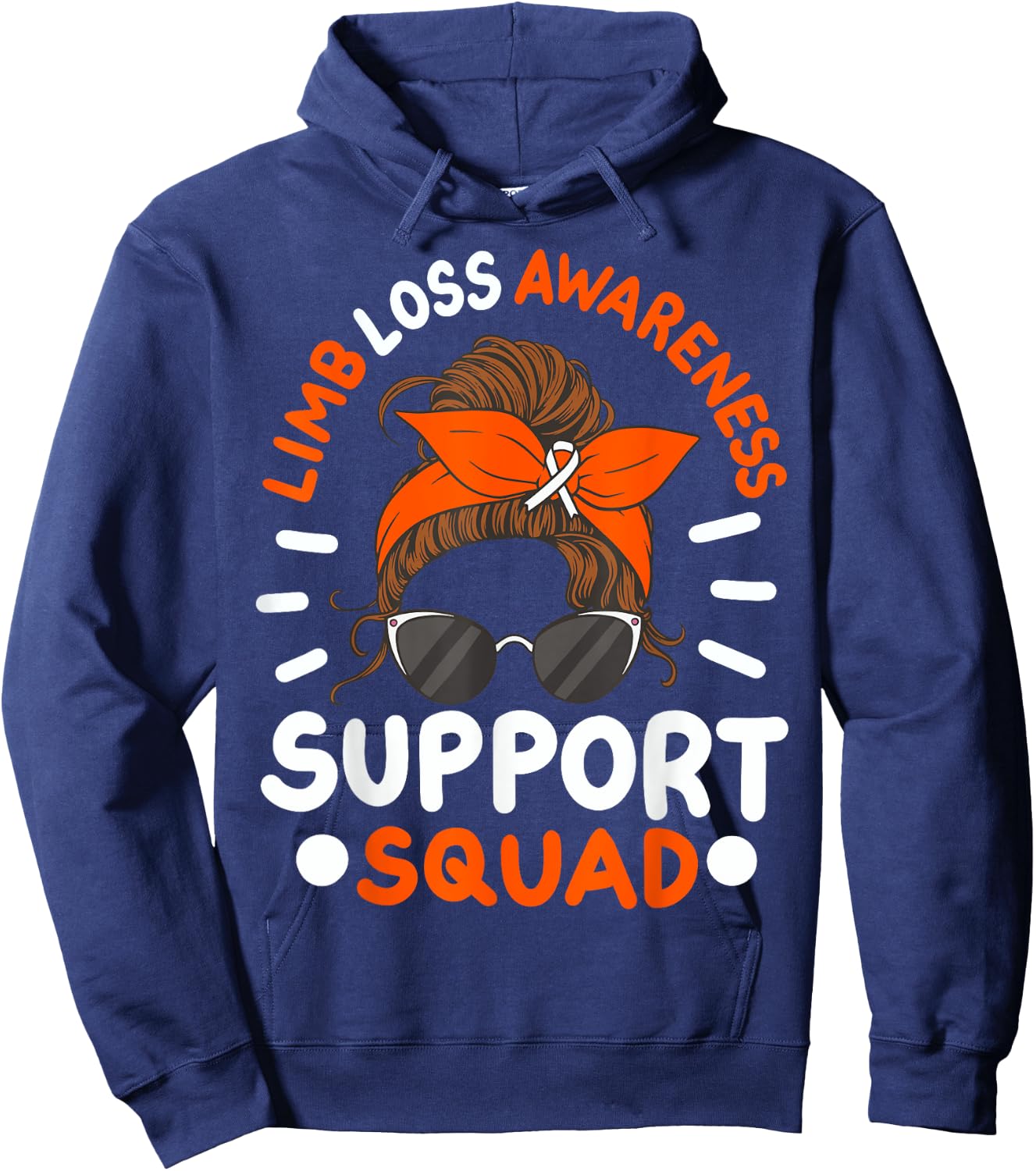 Limb Loss Awareness Support Squad Hoodie - Hoodie | Navy