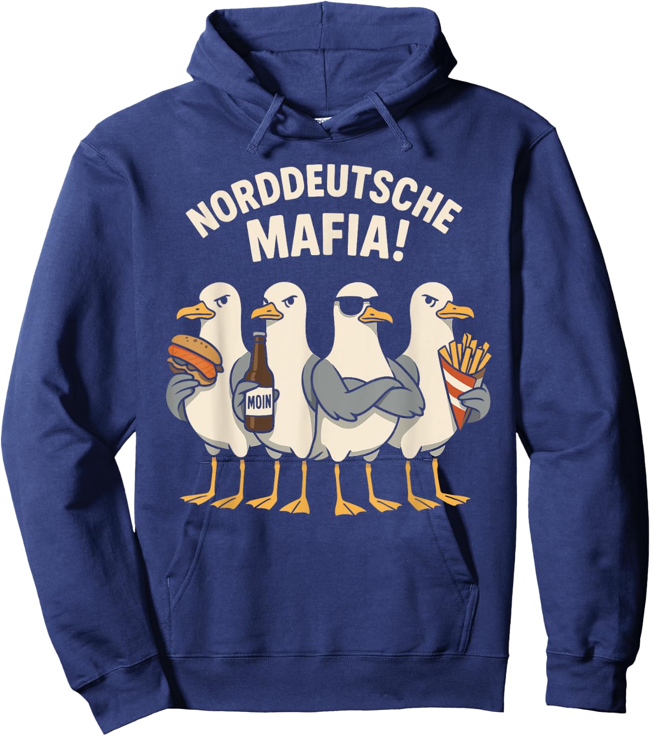 Möwe Norddeutsche Mafia Hoodie - Hoodie | Navy