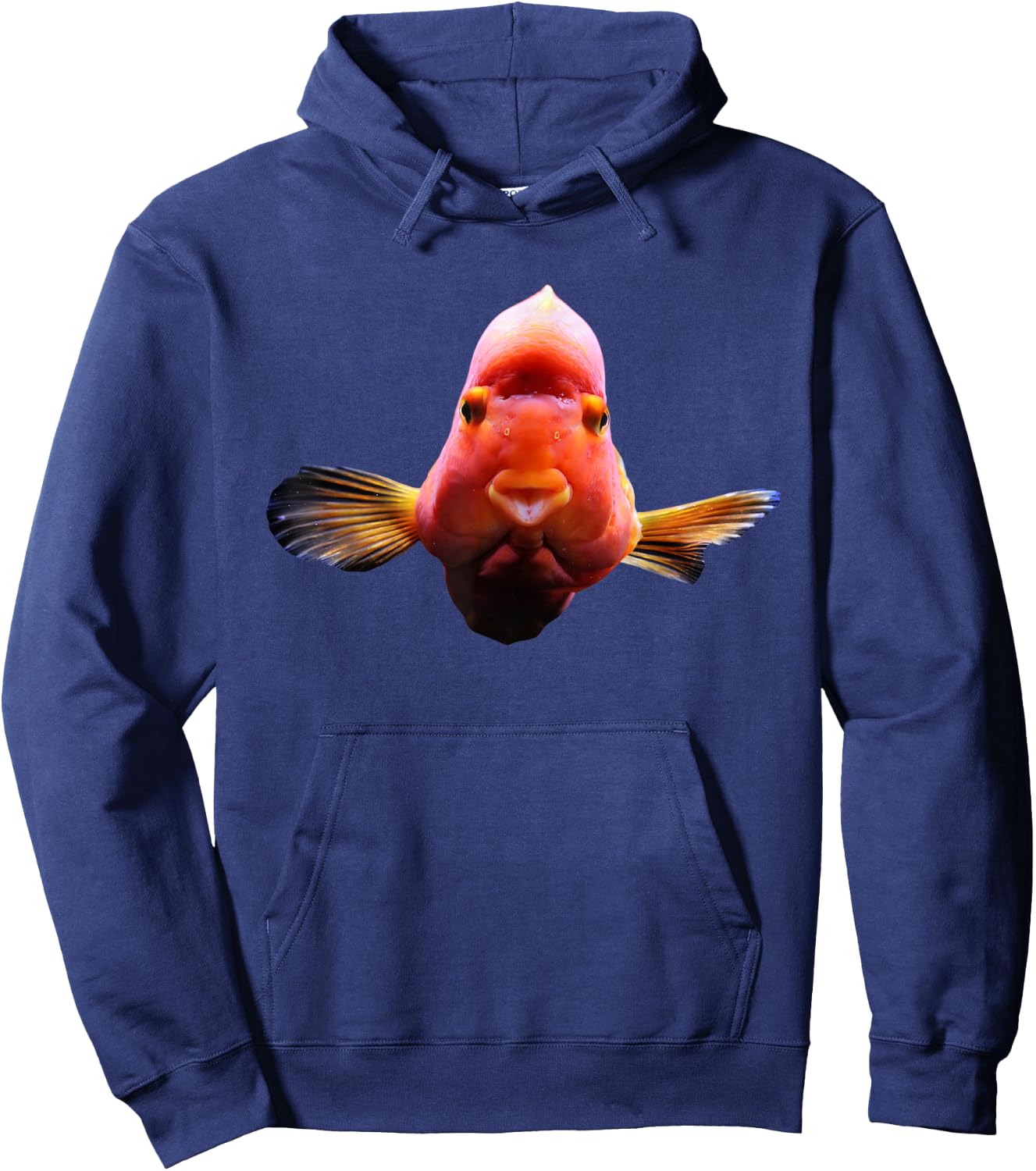 Blood Parrot Cichlid Hoodie - Hoodie | Navy