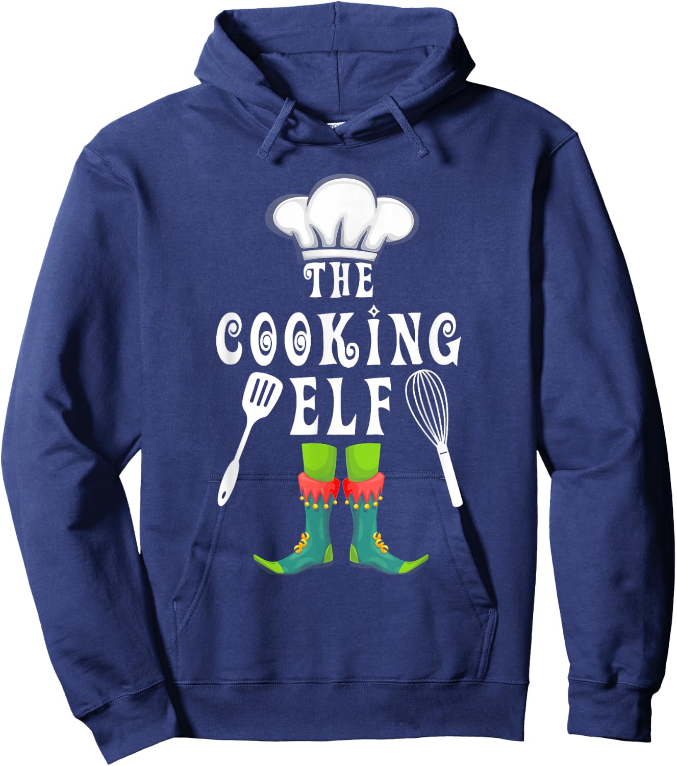 The Cooking Elf Family Matching Group Christmas Hoodie - Hoodie | Navy