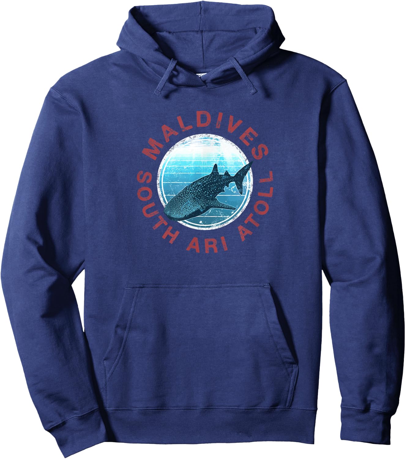 DIVE Maldives Whale Shark Hoodie - Hoodie | Navy
