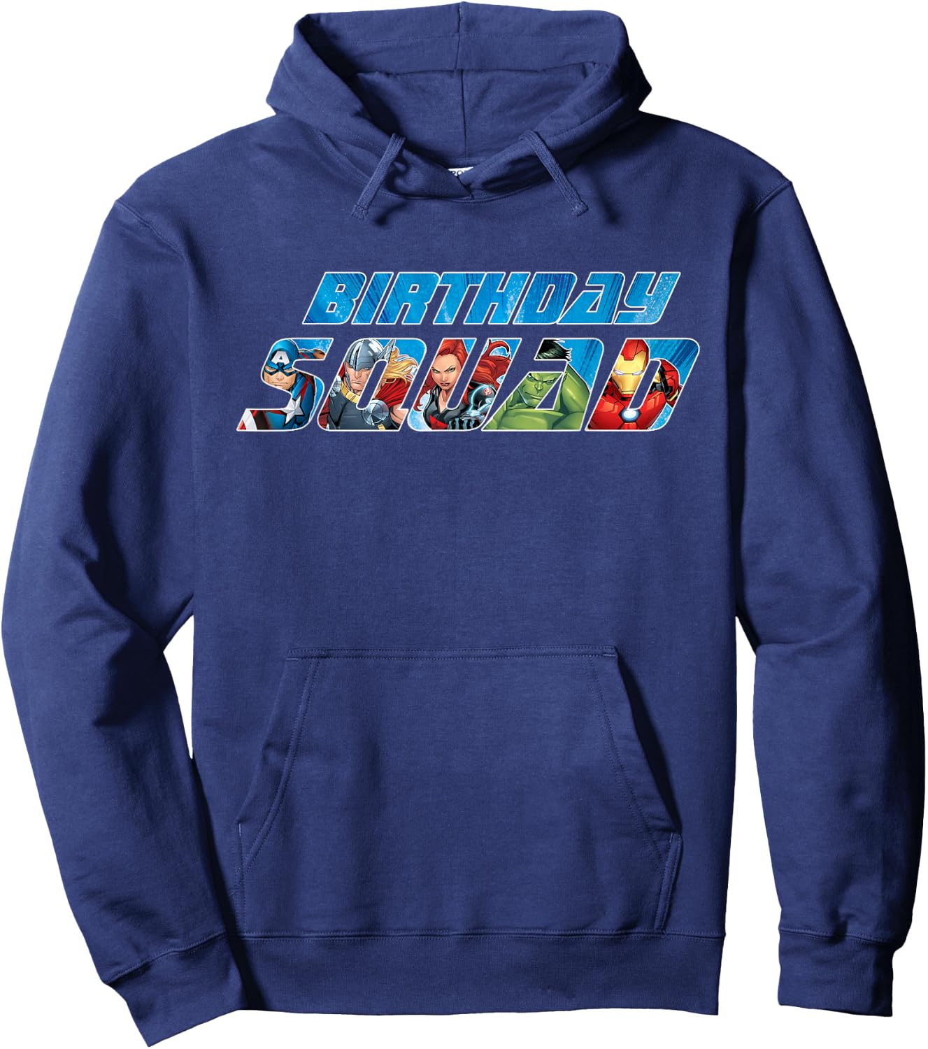 Marvel Avengers Birthday Squad Hoodie - Hoodie | Navy