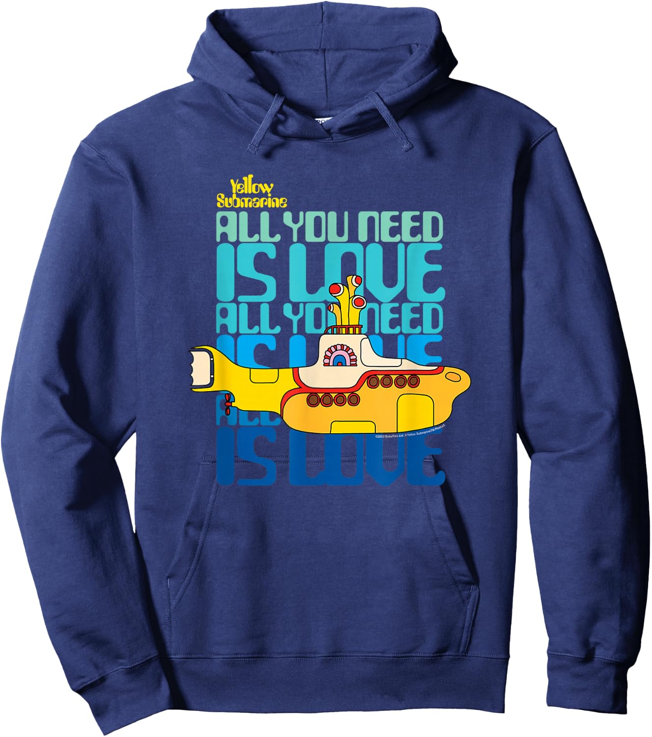 The Beatles - Alles was du brauchst ist Liebe Hoodie - Hoodie | Navy