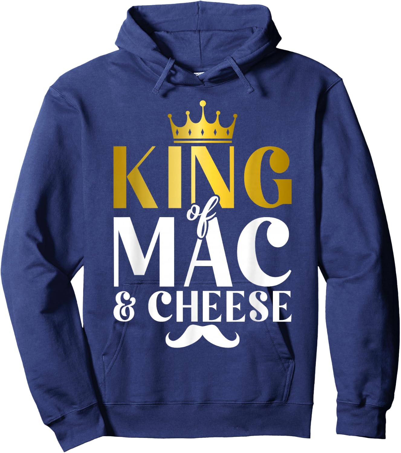 King of Mac and Cheese Hoodie - Hoodie | Navy