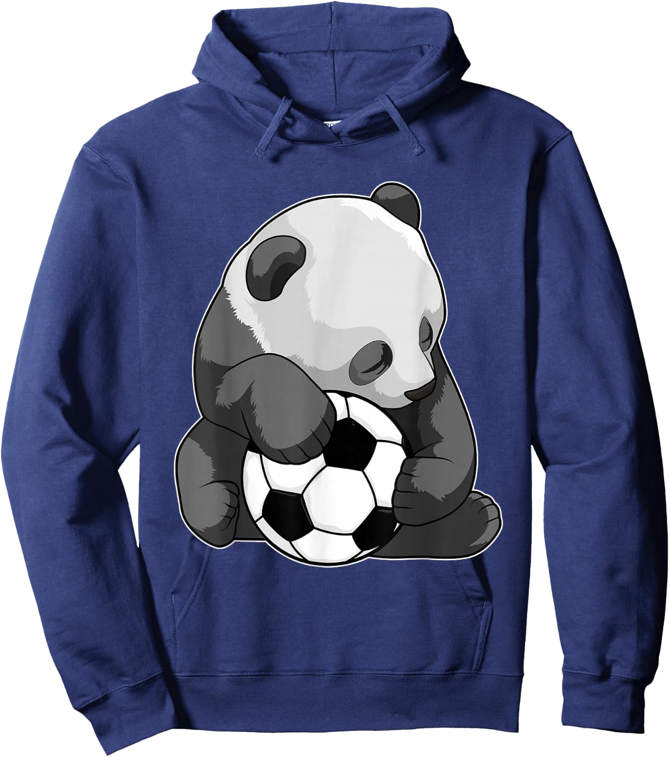 Panda Soccer player Soccer Sports Hoodie - Hoodie | Navy