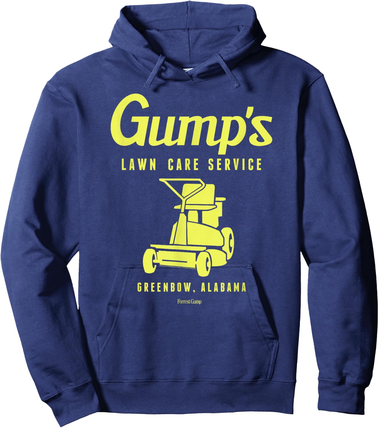 Forrest Gump Lawn Care Service Hoodie - Hoodie | Navy