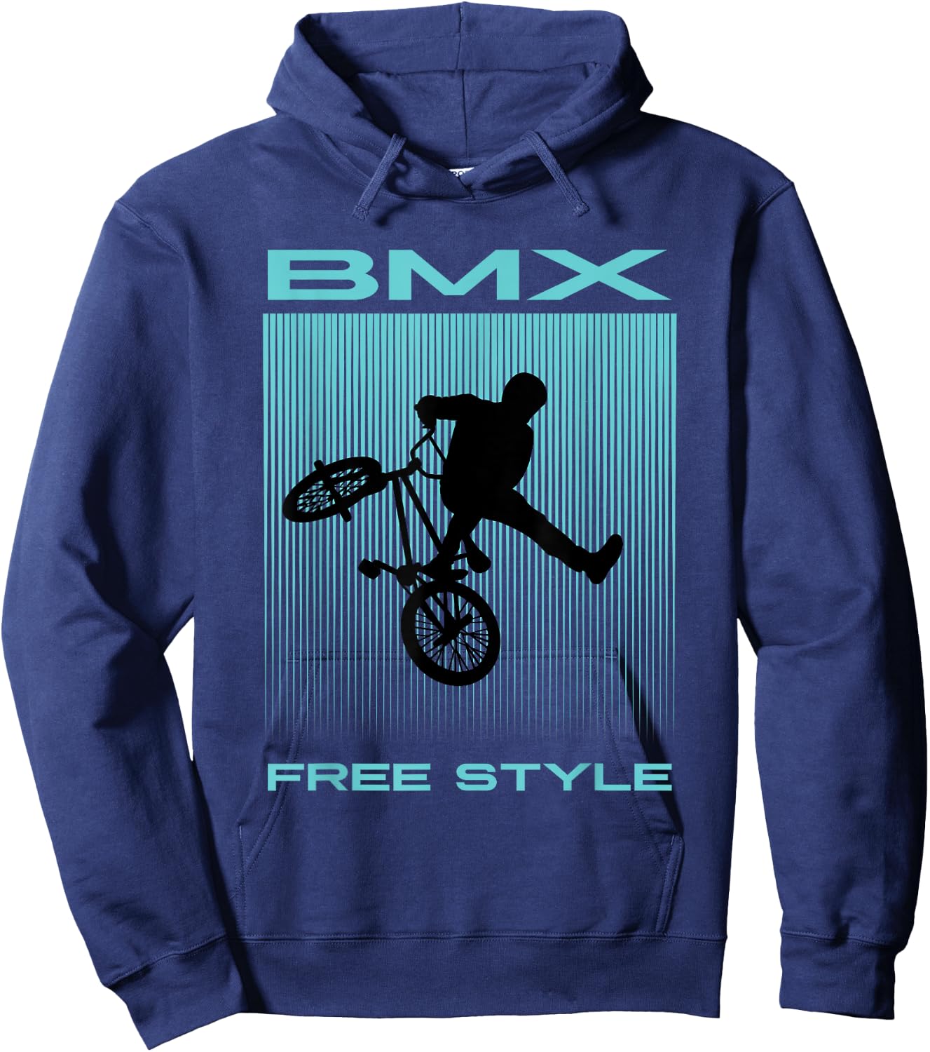 Kinder BMX Fahrrad Fahren Outfit Fahrradfahrer Hoodie - Hoodie | Navy