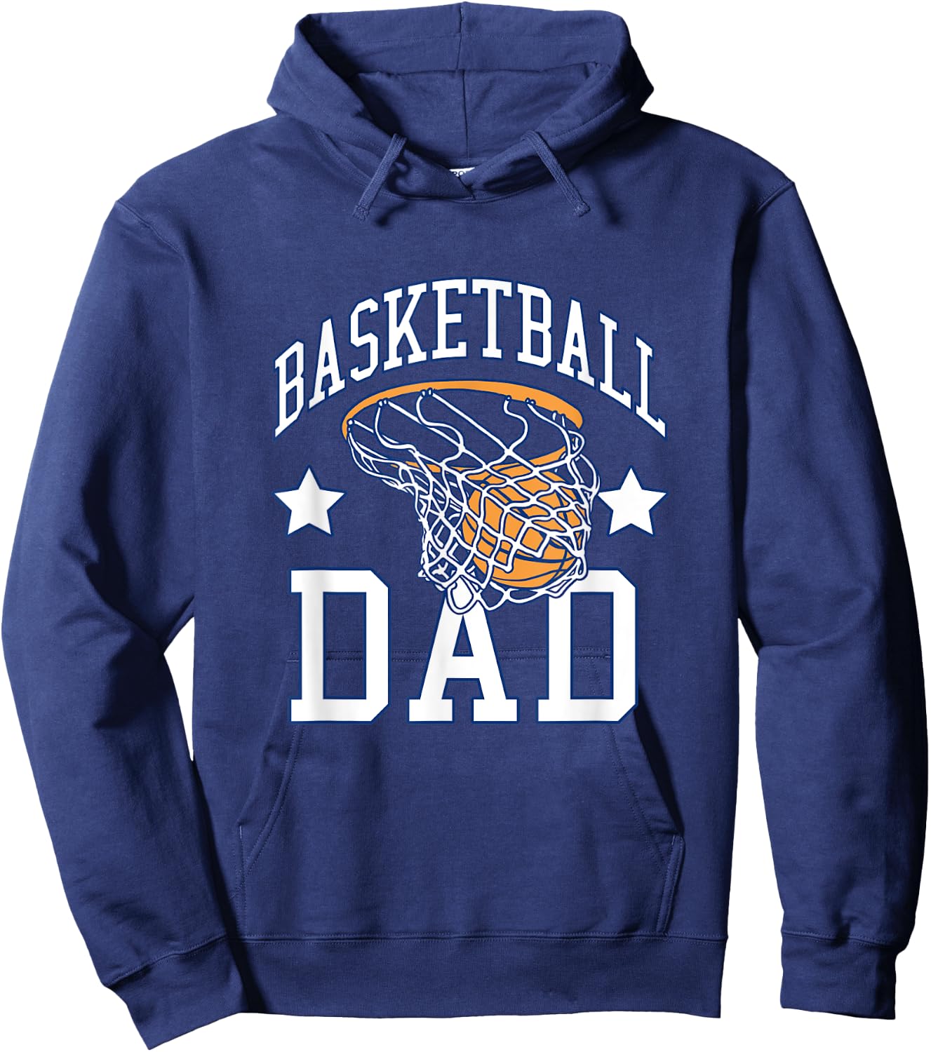 Basketball Dad Coach Sports Fan Hoodie - Hoodie | Navy