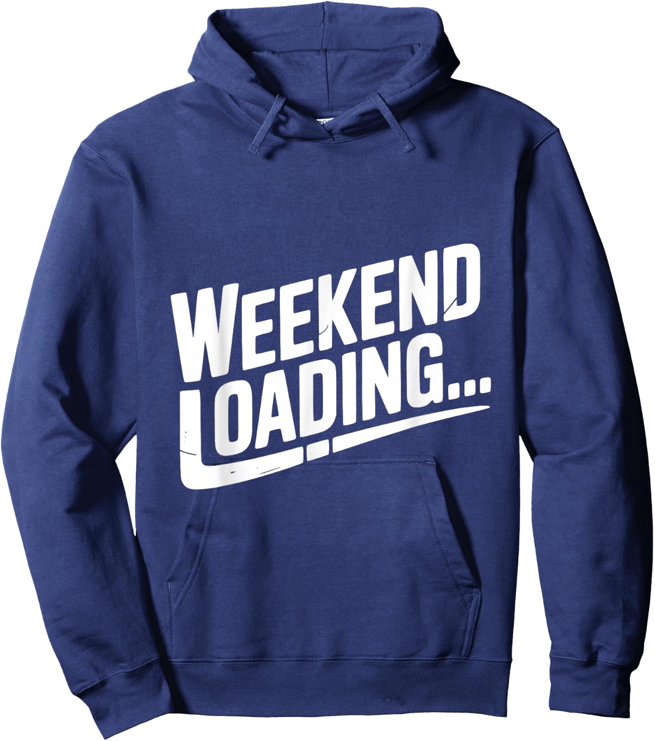 Humour drôle de Chargement du Week-End Hoodie - Hoodie | Navy