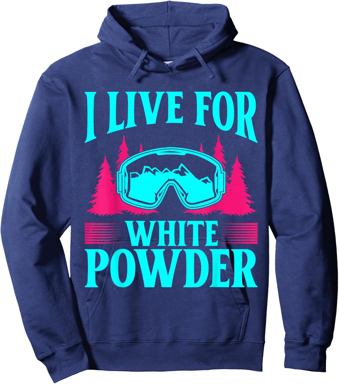 Ski 90s 80s Ski Outfit Retro Skiing Hoodie - Hoodie | Navy