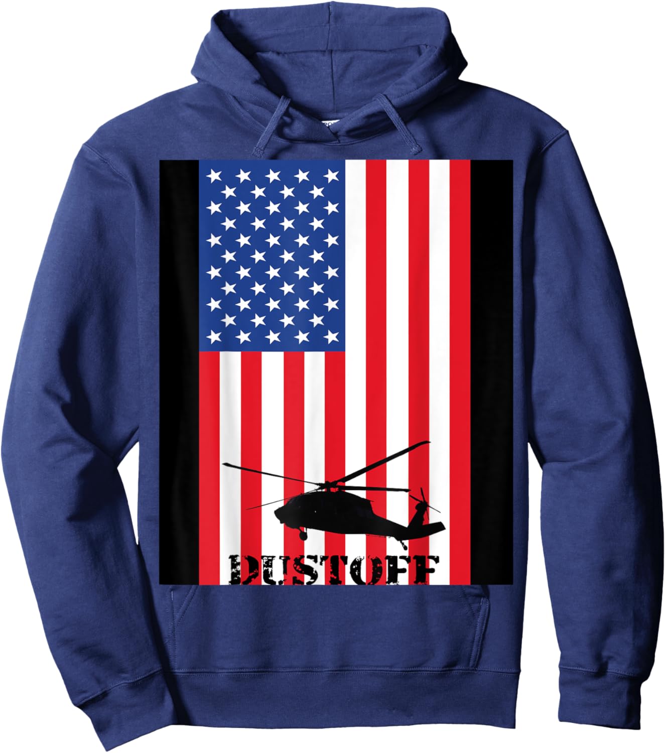 Dustoff for MedEvac Hoodie - Hoodie | Navy
