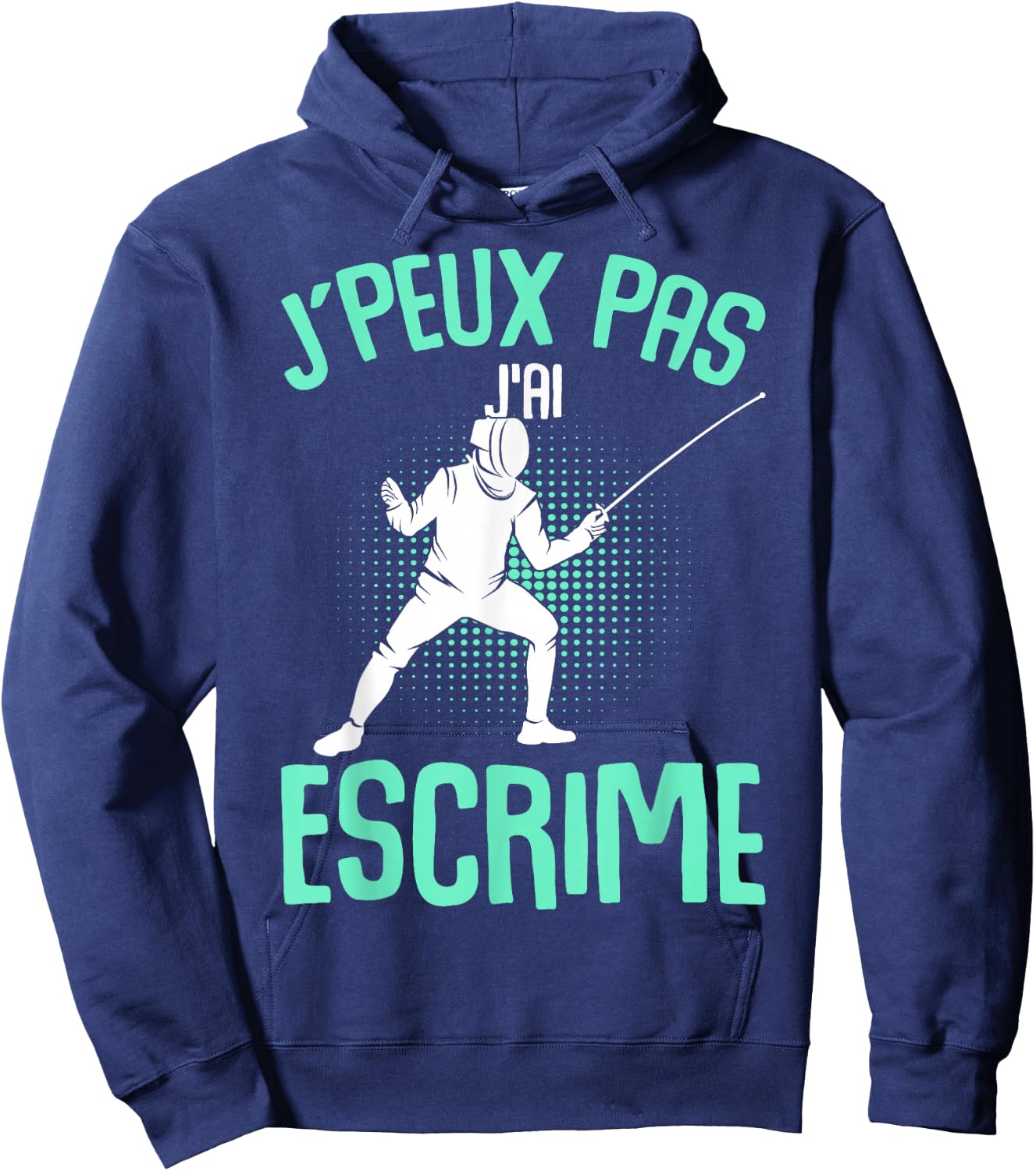 J´Peux Pas Je Ai Fencing Child Man , Black, S Hoodie - Hoodie | Navy