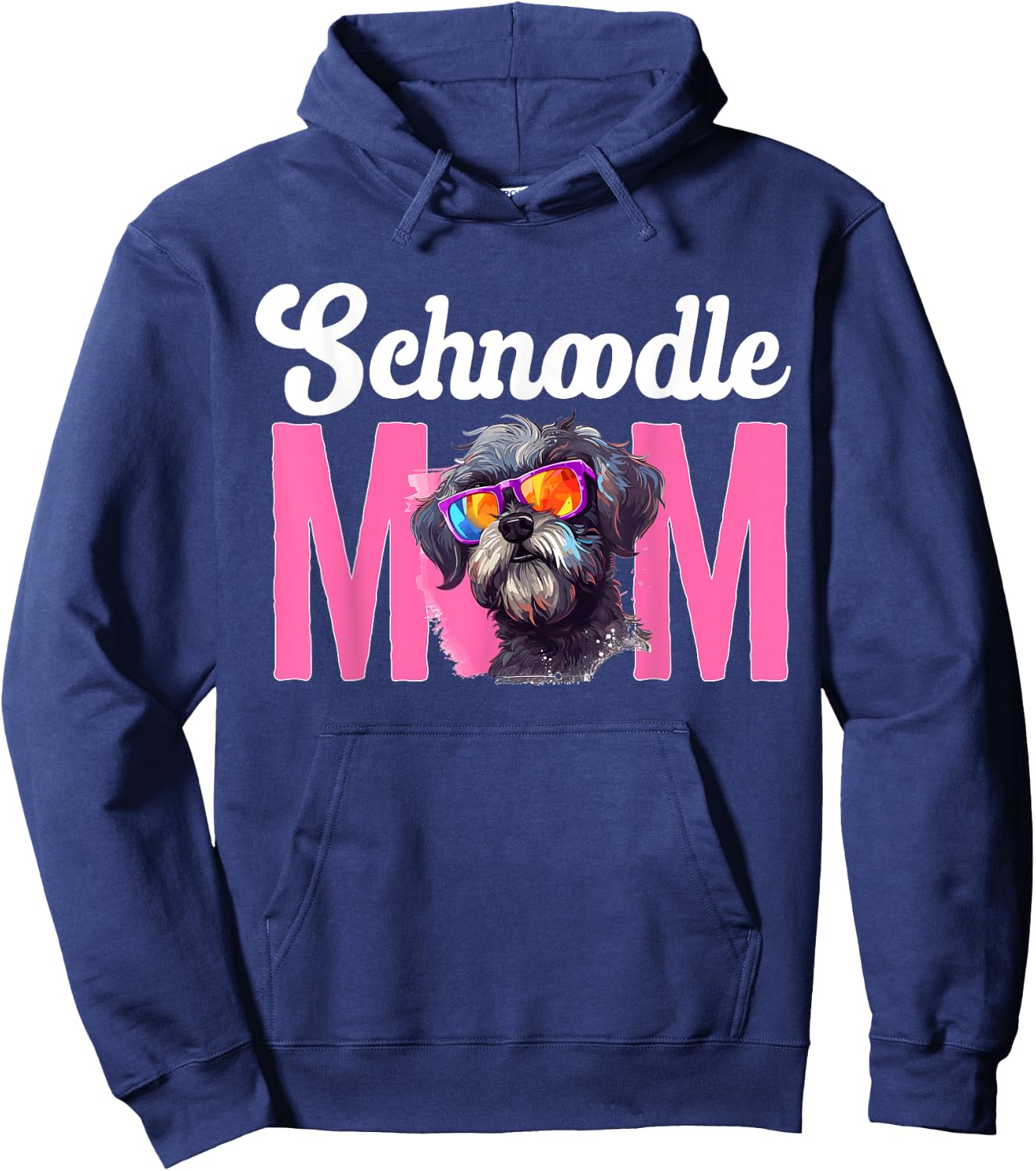 Schnoodle Snoodle Dog Breed Pet Schnoodle Mom Hoodie - Hoodie | Navy