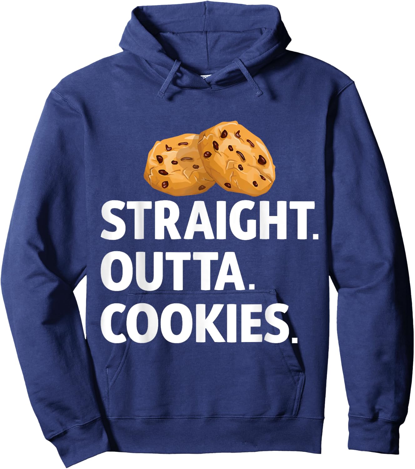 Straight Outta Cookies Hoodie - Hoodie | Navy