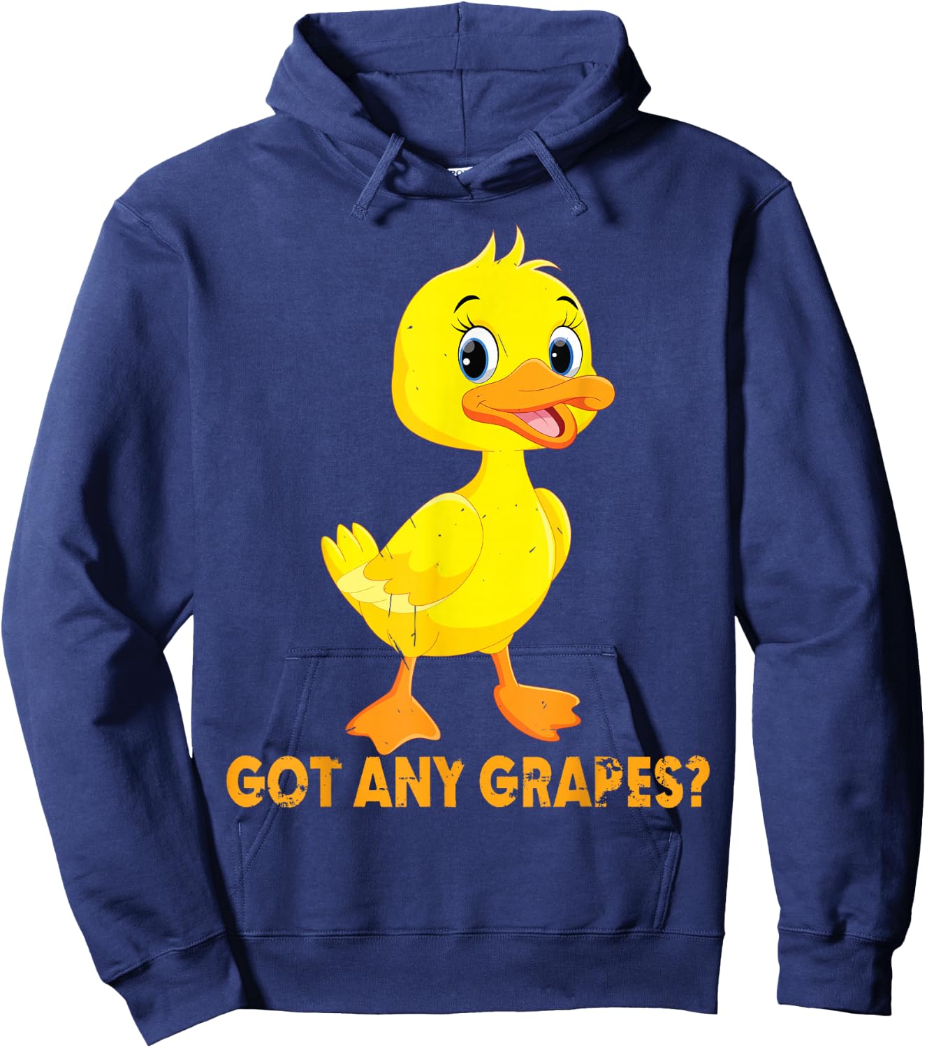 Got Any Grapes? Funny Saying Duck Lover Apparel Hoodie - Hoodie | Navy