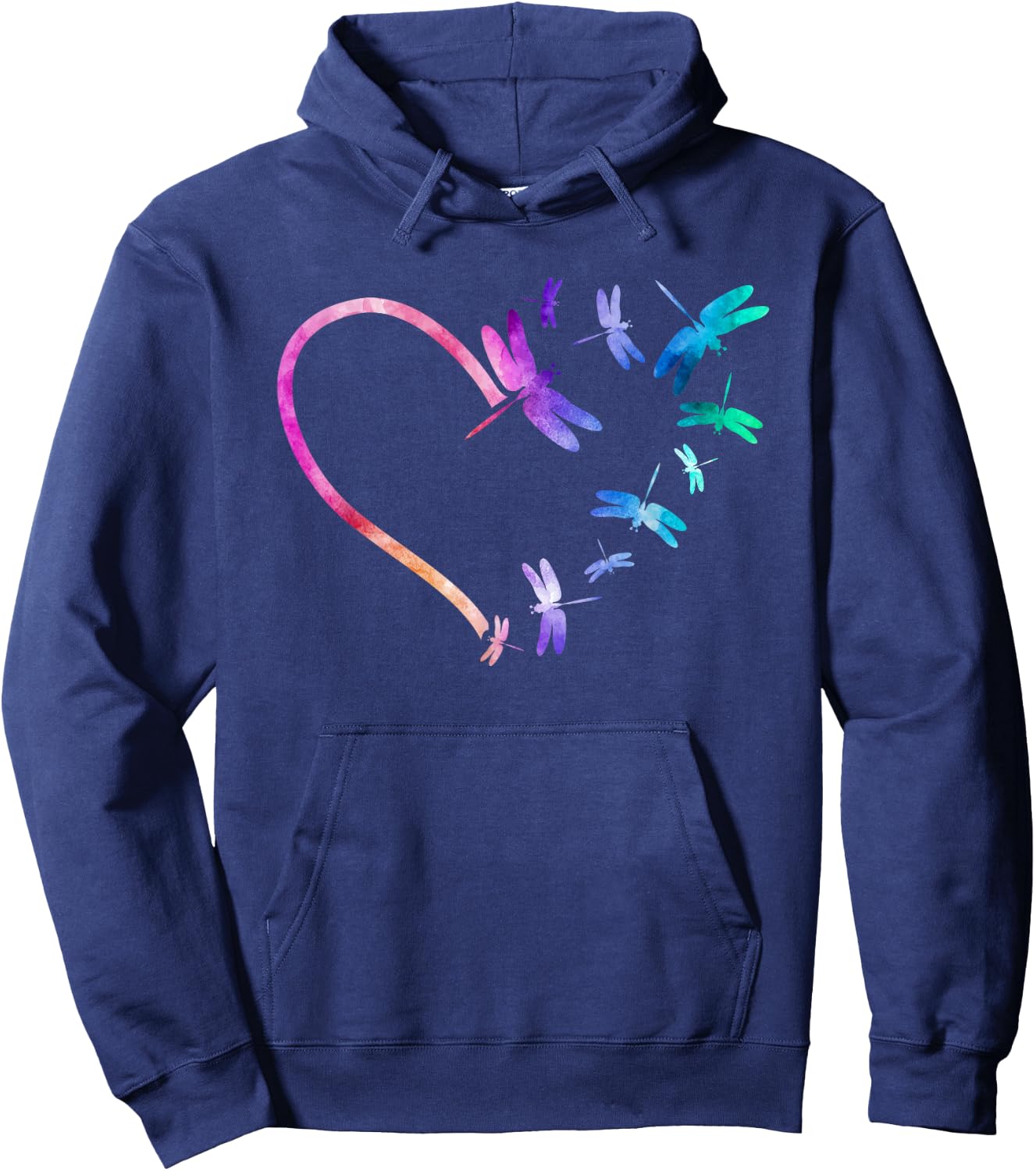 Dragonflies Heart Dragonfly Lover Hoodie - Hoodie | Navy
