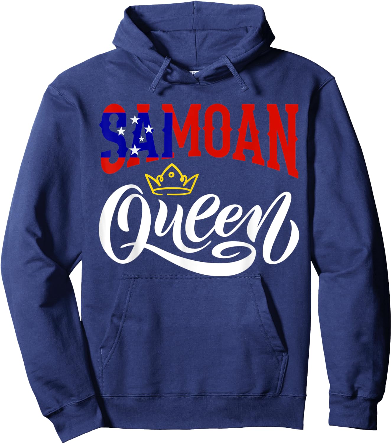 Samoan Queen Samoa Samoan Samoa Flag Hoodie - Hoodie | Navy