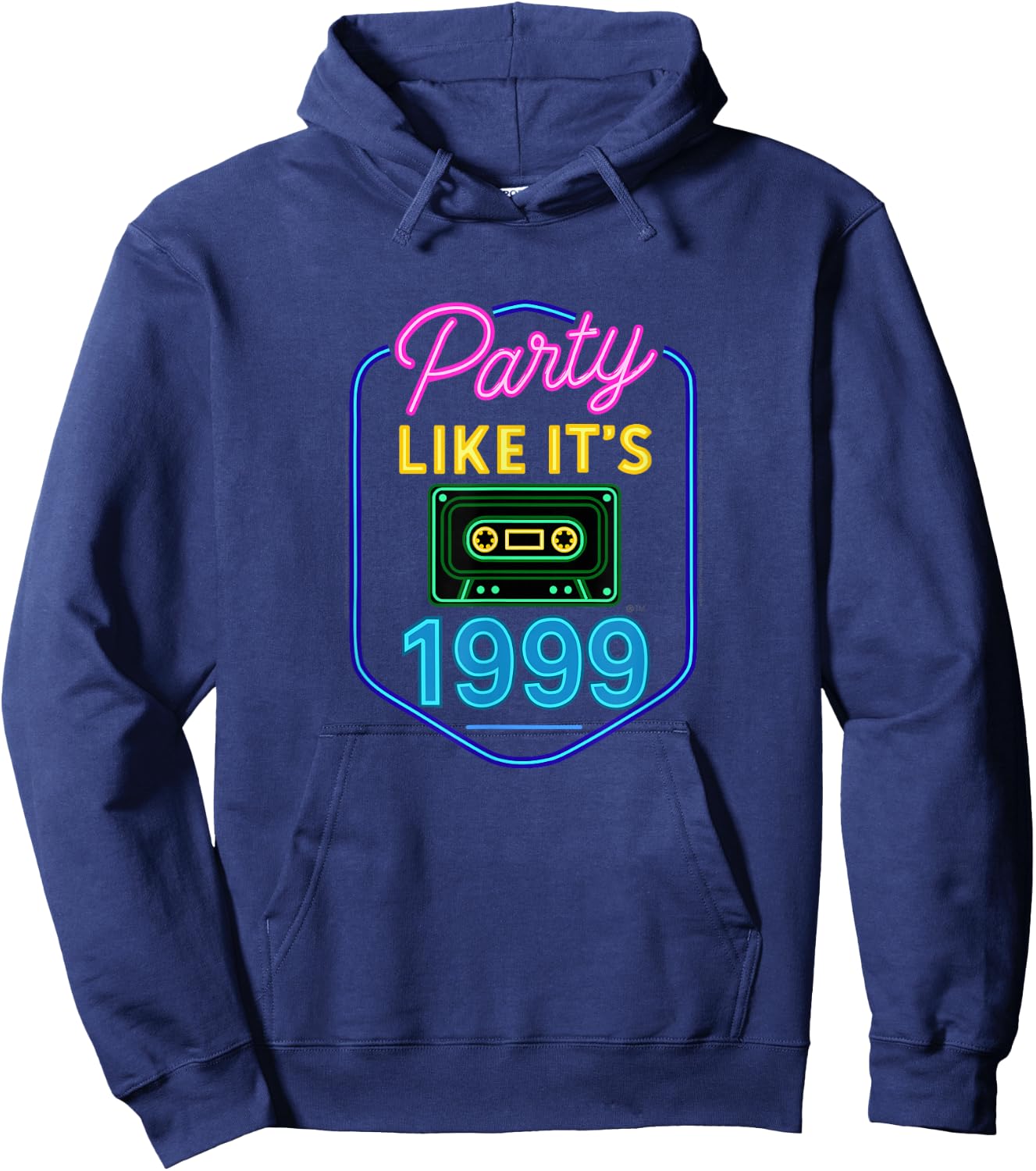 Party Like Its 1999 - Design KB-1004A - Clean Hoodie - Hoodie | Navy