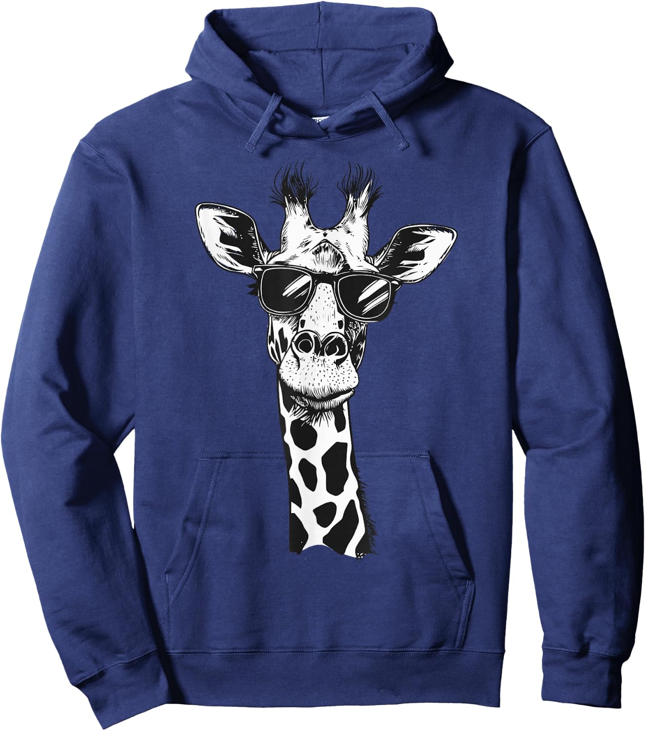 Giraffe Mit Sonnenbrille Hoodie - Hoodie | Navy