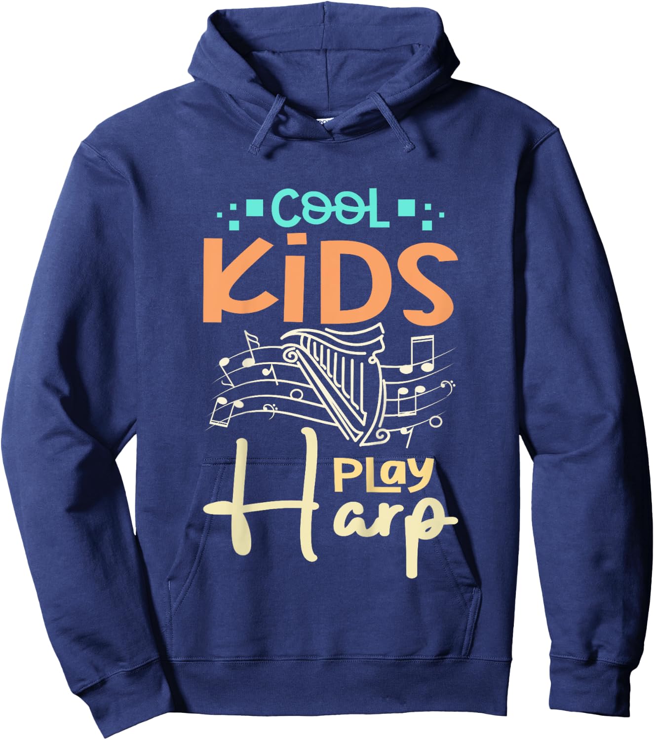 Enfant Harpe pour enfants cool Hoodie - Hoodie | Navy