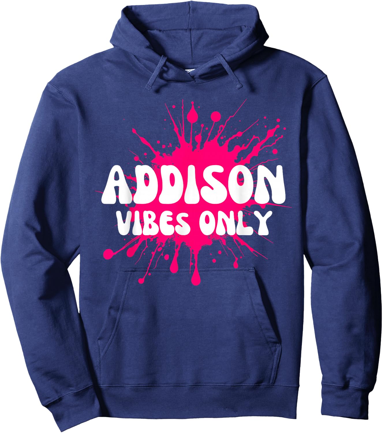Addison Vibes Only Hoodie - Hoodie | Navy