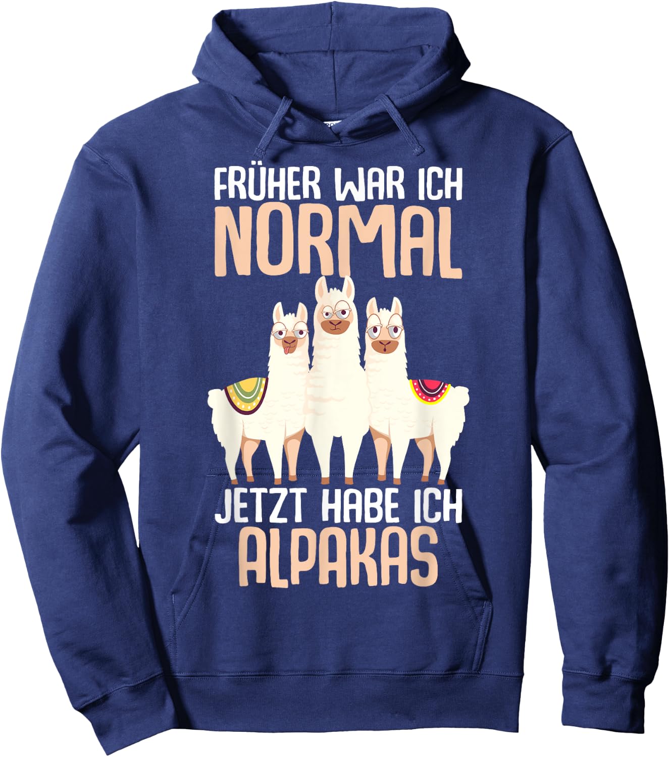 Alpaka Lama Alpaka Llama Hoodie - Hoodie | Navy