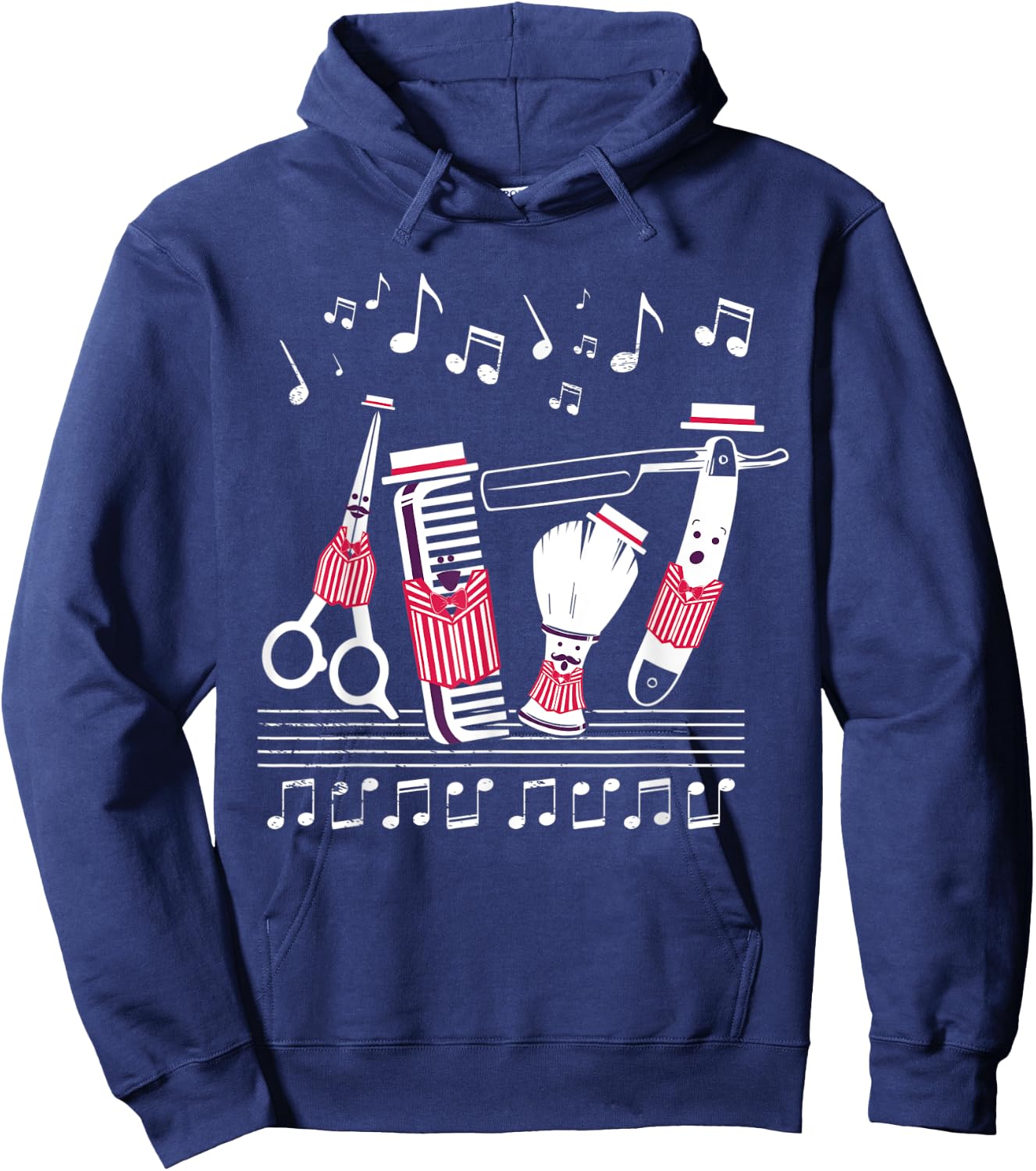 Funny Barbershoper Quartet Music Singer Gift Hoodie - Hoodie | Navy