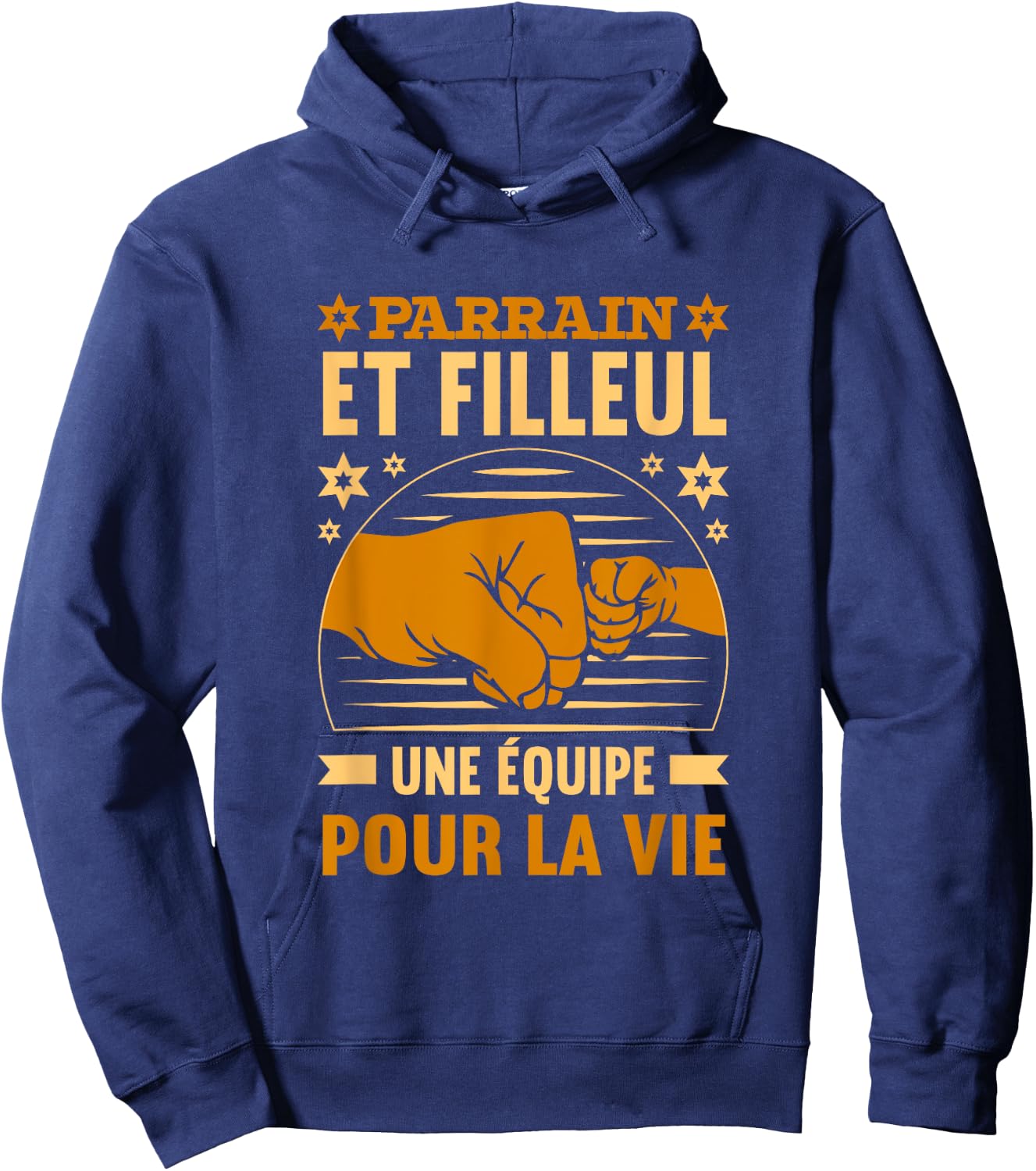 Godfather Filleul Humor , Black, S Hoodie - Hoodie | Navy