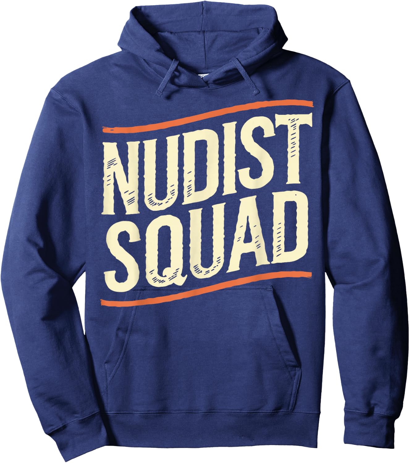 Nudist Camp Naturist Naked Lifestyle Naturism Hoodie - Hoodie | Navy