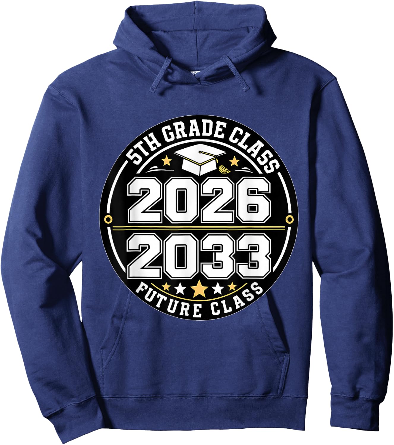 Goodbye 5th Grade Class of 2033 Future Graduate Hoodie - Hoodie | Navy