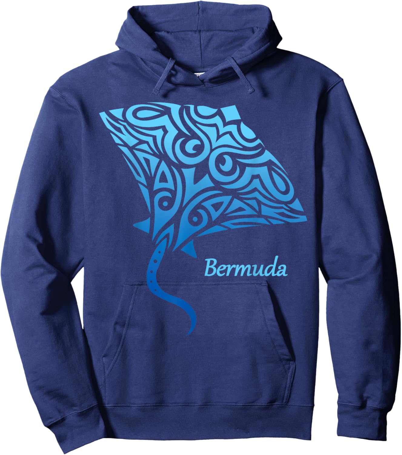 Bermuda Stingray Girls Boys Toddler Souvenir Hoodie - Hoodie | Navy