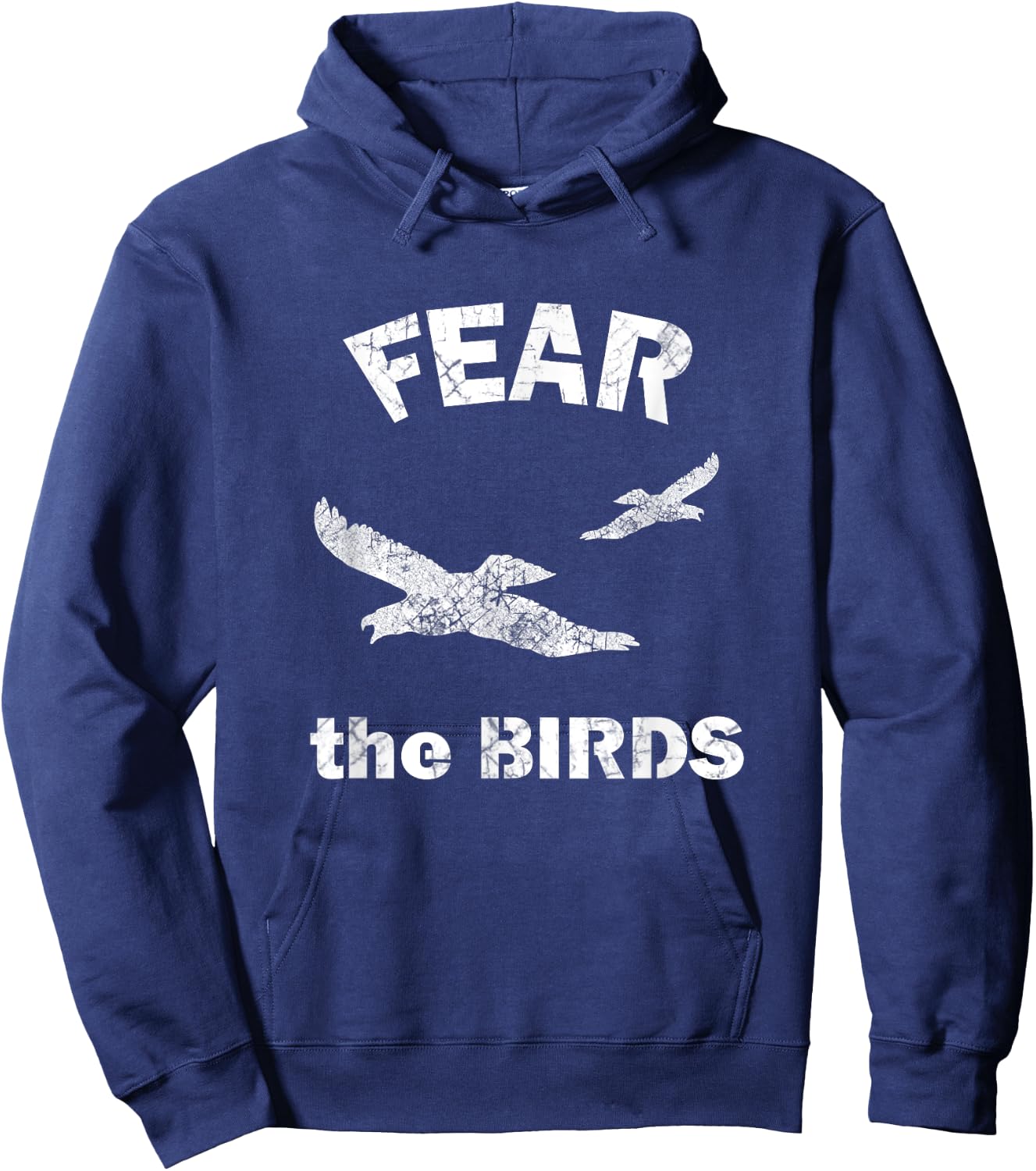 Fear the Birds T Shirt Hoodie - Hoodie | Navy