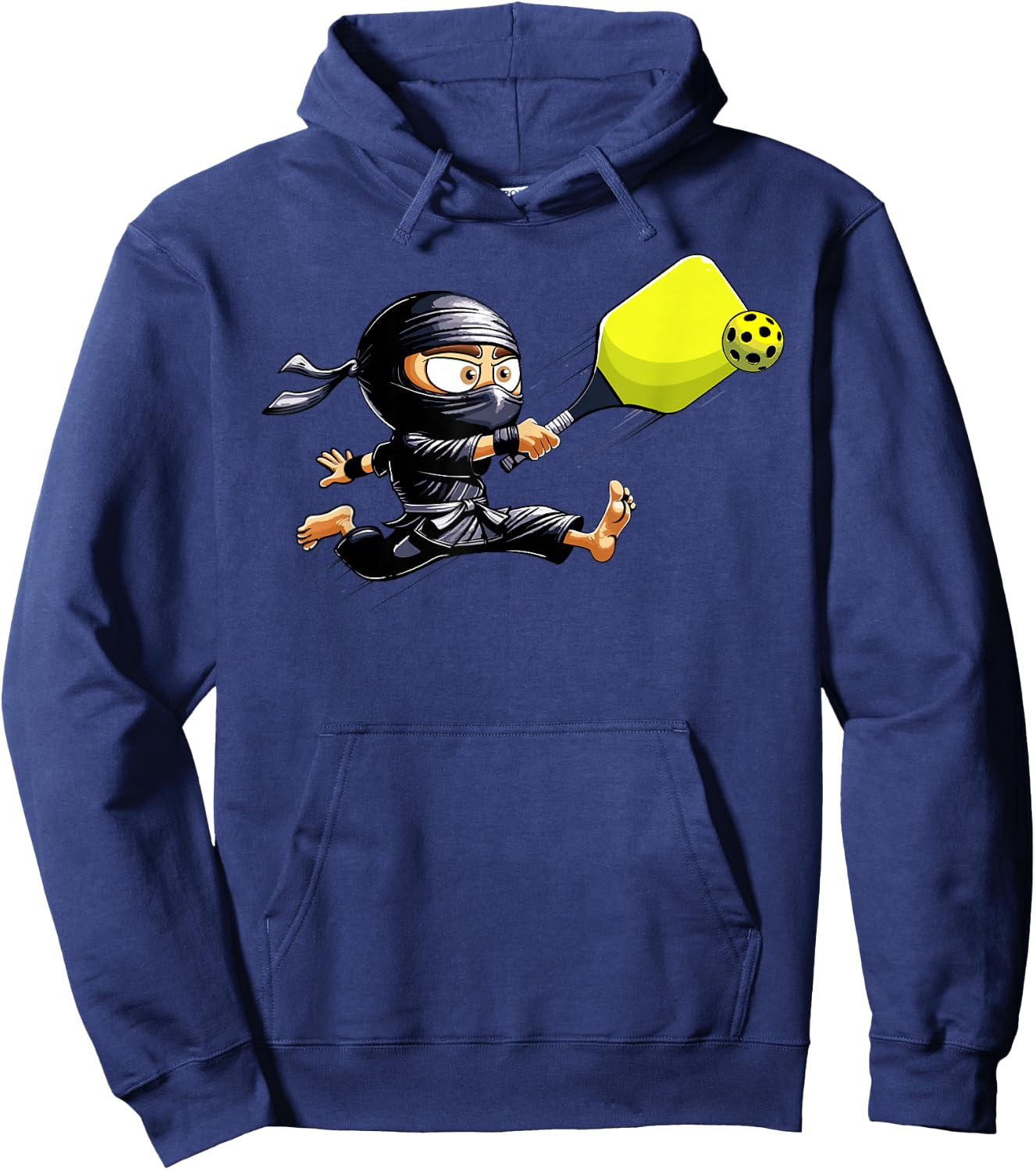 Pickleball Player Ninja Hoodie - Hoodie | Navy