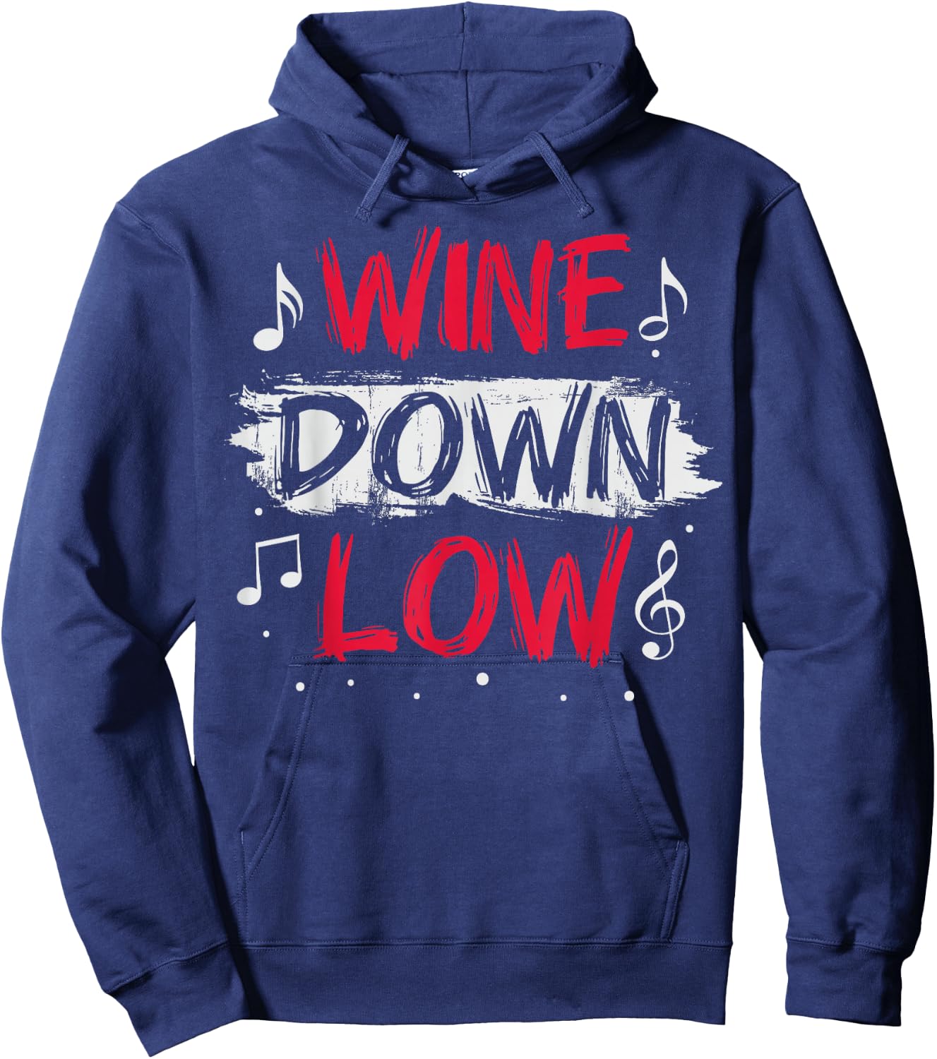 Wine down low Design for a Soca festival lover Hoodie - Hoodie | Navy