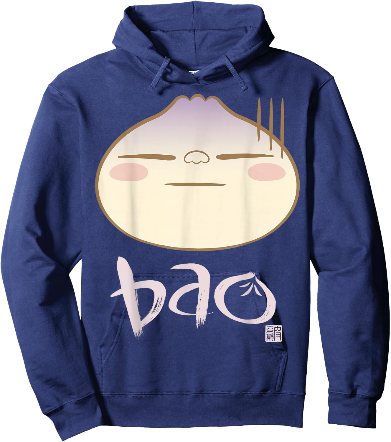 Disney Pixar Bao Dumpling Face Graphic Hoodie - Hoodie | Navy