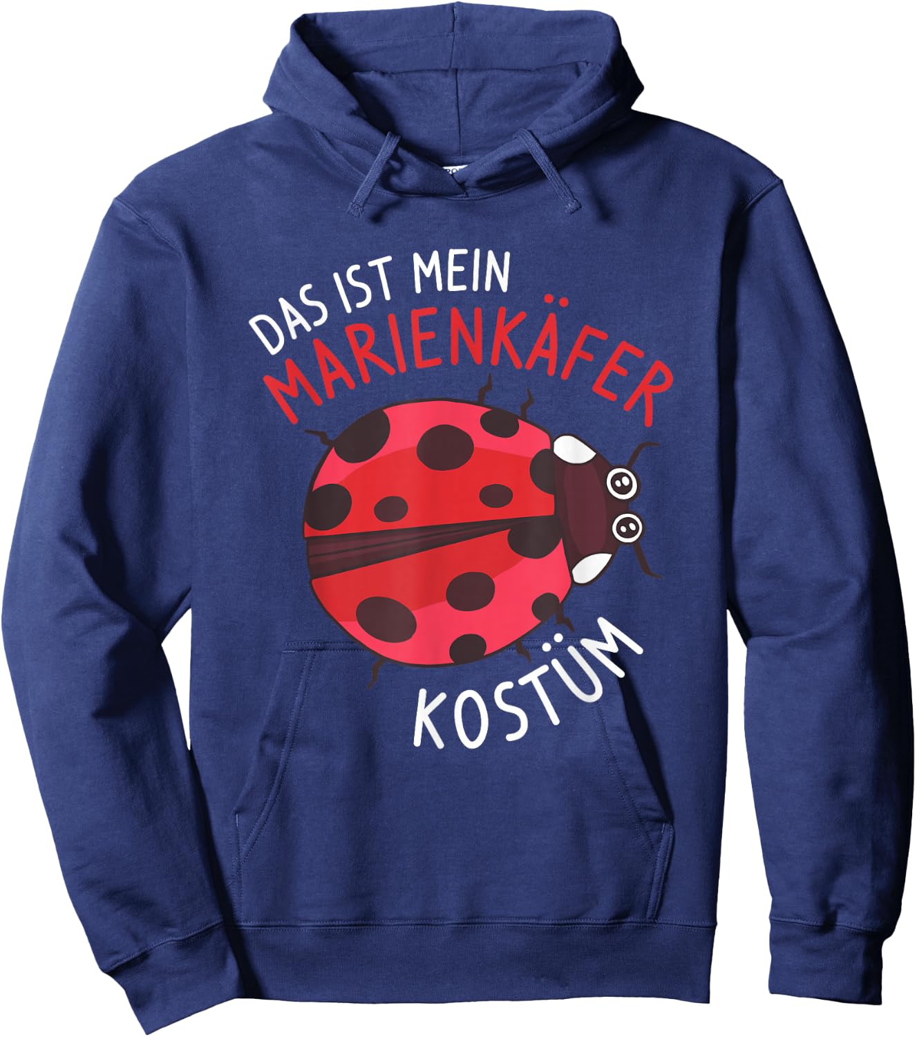 Das Ist Mein Ladybird Costume , black Hoodie - Hoodie | Navy
