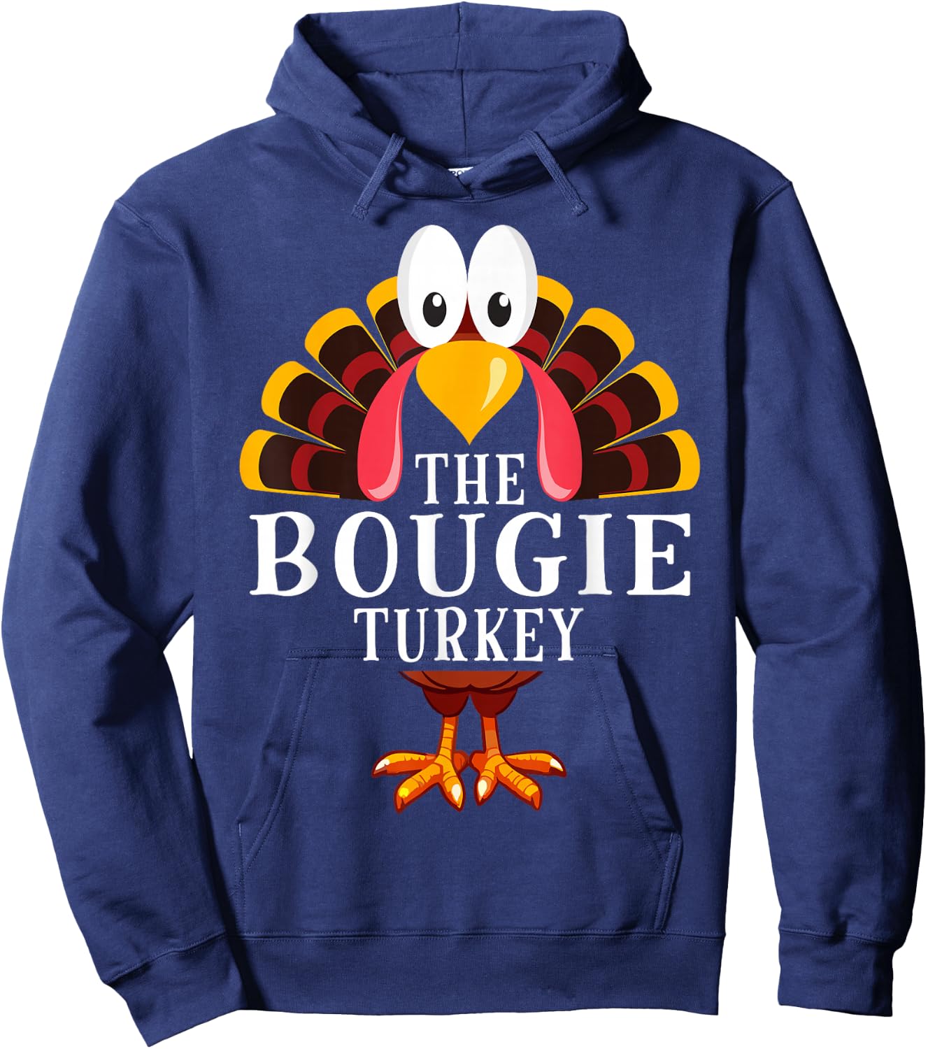 Thanksgiving The Bougie Turkey Matching Hoodie - Hoodie | Navy