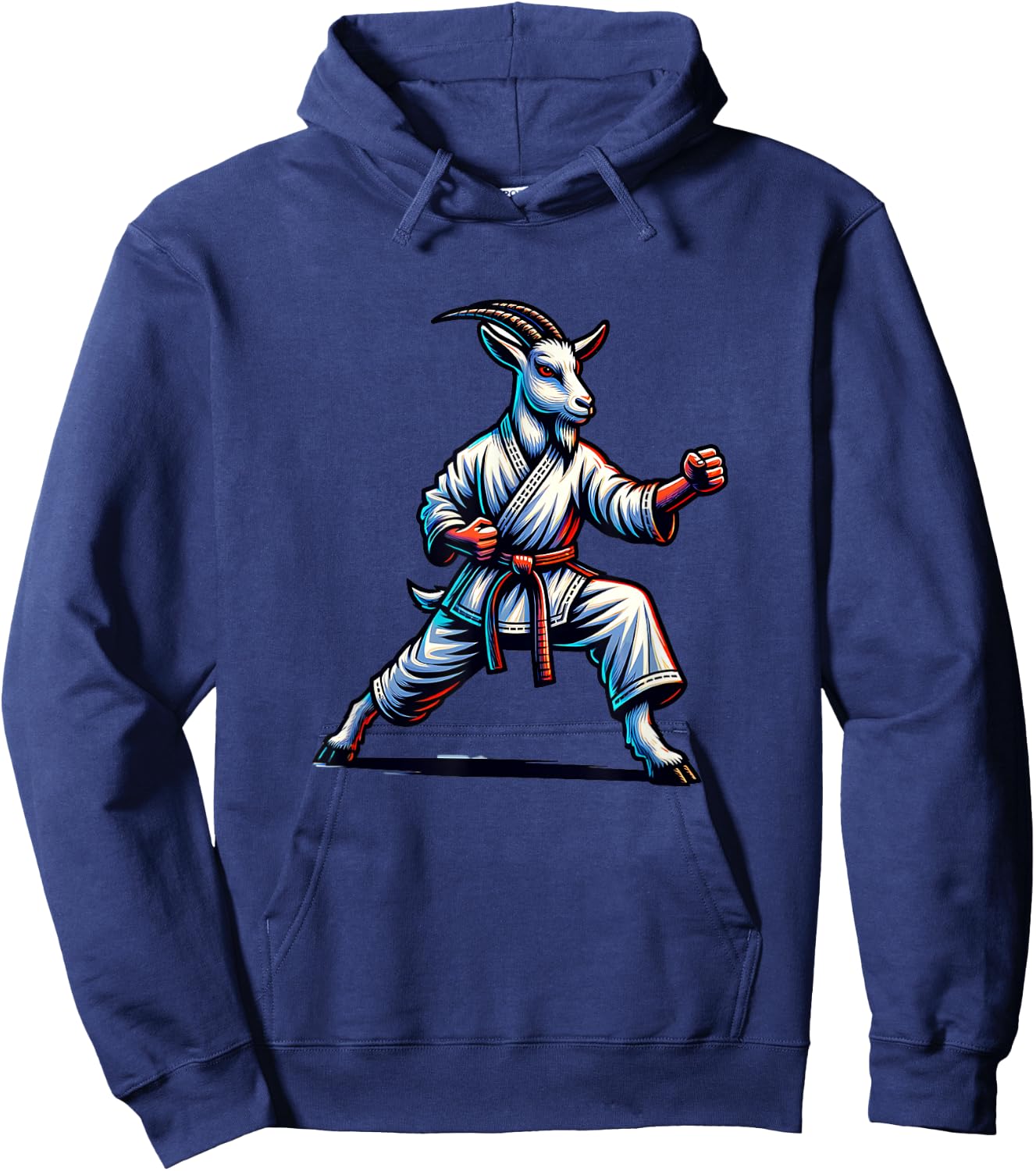 Karate Goat - Master Of Martial Arts Hoodie - Hoodie | Navy
