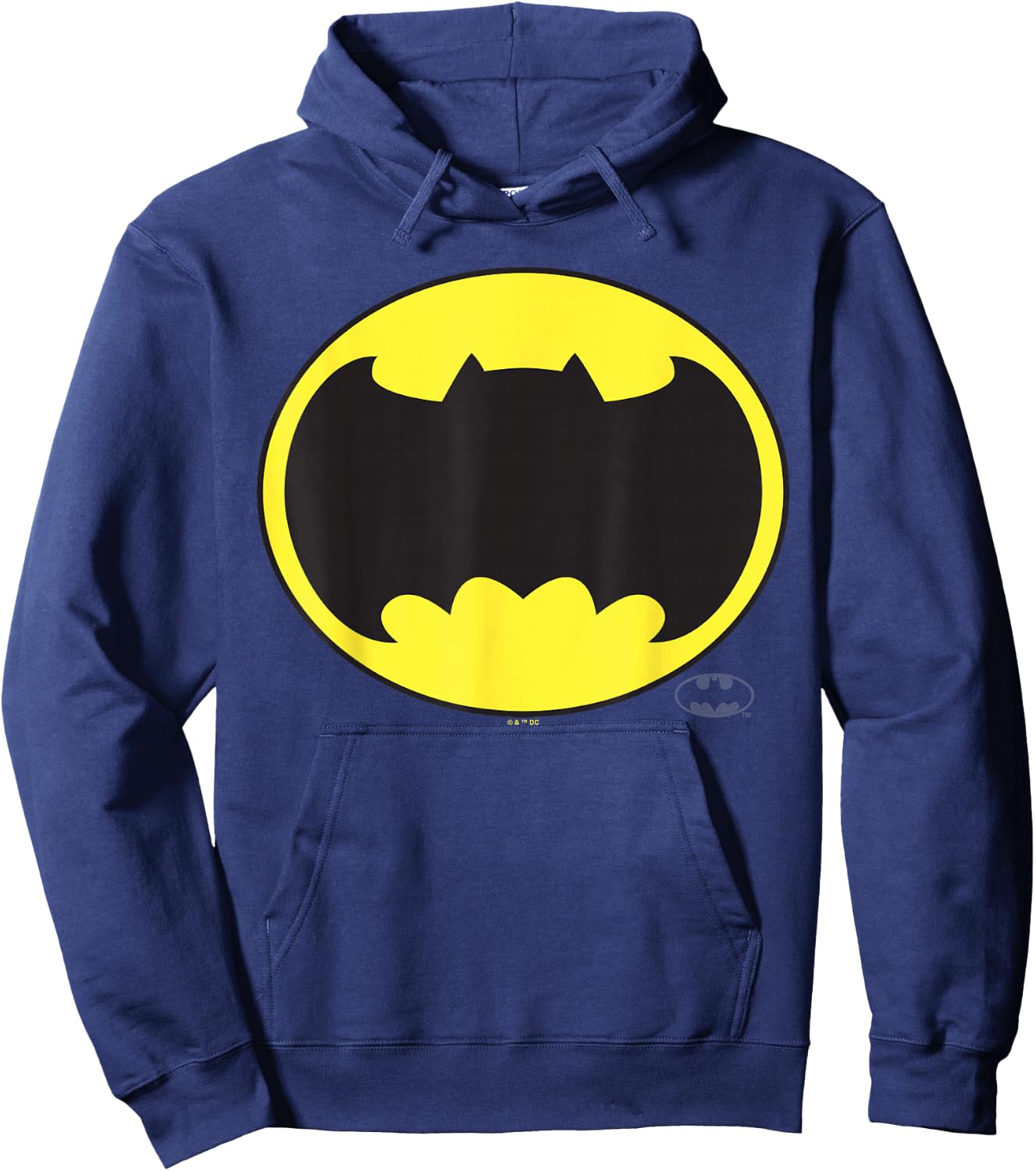 Batman Frank Miller Wide Bat Logo Hoodie - Hoodie | Navy