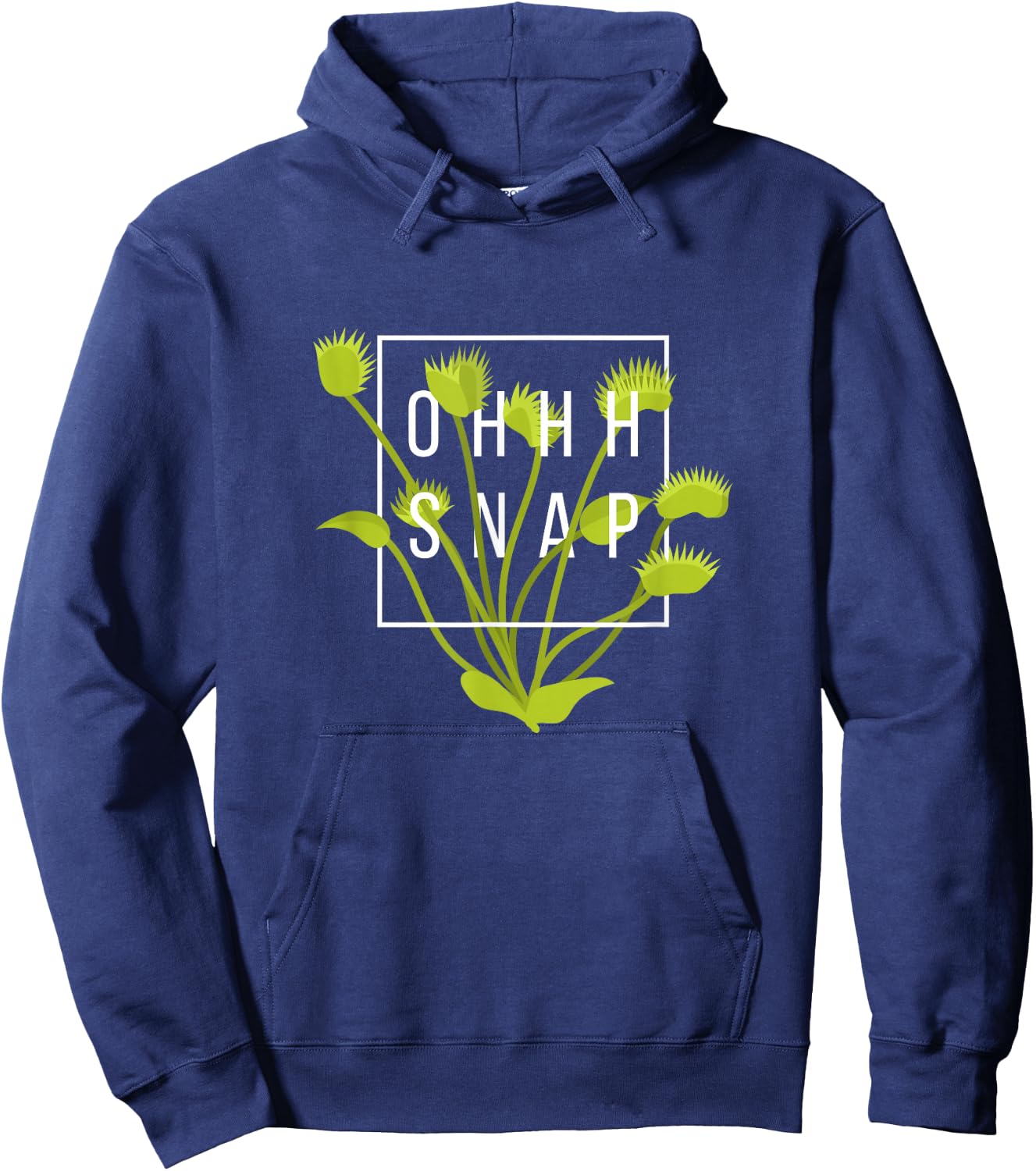 Funny Oh Snap Venus Fly Trap Hoodie - Hoodie | Navy